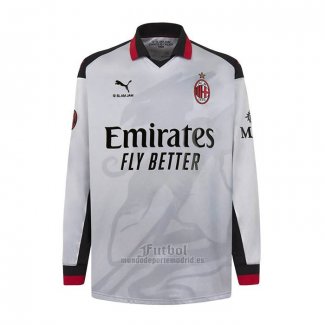 Camiseta AC Milan Portero Cuarto Manga Larga 2025-2026
