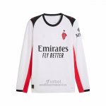 Camiseta AC Milan Segunda Manga Larga 2025-2026  Camiseta AC Milan Segunda Manga Larga 2025-2026