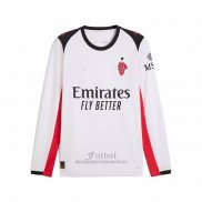 Camiseta AC Milan Segunda Manga Larga 2025-2026