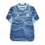 Camiseta Chile Portero 2021-2021 Azul Tailandia