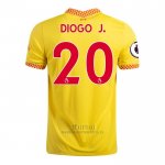 Camiseta Liverpool Jugador Diogo J. Tercera 2021-2022