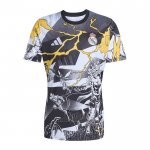 Camiseta Pre Partido del Real Madrid 2025-2026 Negro Blanco