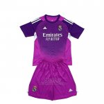 Camiseta Real Madrid Portero Nino 2025-2026 Purpura