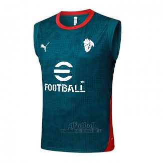 Camiseta de Entrenamiento AC Milan Sin Mangas 2025-2026 Verde