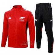 Chandal de Chaqueta del Arsenal 2025-2026 Rojo