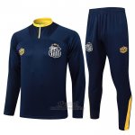 Chandal de Sudadera del Santos 2025-2026 Azul  Chandal de Sudadera del Santos 2025-2026 Azul