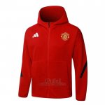 Chaqueta con Capucha del Manchester United 2025-2026 Rojo