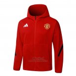 Chaqueta con Capucha del Manchester United 2025-2026 Rojo
