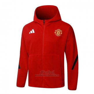 Chaqueta con Capucha del Manchester United 2025-2026 Rojo