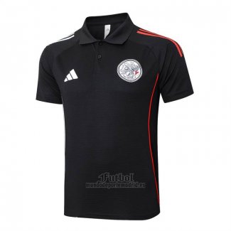Camiseta Polo del Ajax 2025-2026 Negro