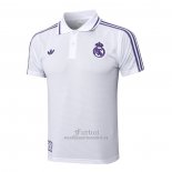 Camiseta Polo del Real Madrid 2025-2026 Blanco Purpura