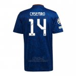 Camiseta Real Madrid Jugador Casemiro Segunda 2021-2022