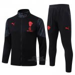Chandal de Chaqueta del AC Milan Nino 2025-2026 Negro