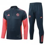 Chandal de Sudadera del Bayern Munich Nino 2025-2026 Gris Naranja  Chandal de Sudadera del Bayern Munich Nino 2025-2026 Gris Naranja