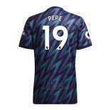 Camiseta Arsenal Jugador Pepe Tercera 2021-2022
