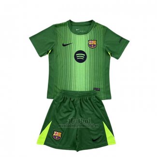 Camiseta Barcelona Portero Primera Nino 2025-2026