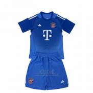 Camiseta Bayern Munich Portero Nino 2025-2026 Azul