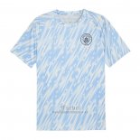 Camiseta Pre Partido del Manchester City 2025-2026 Azul