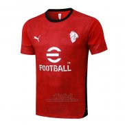 Camiseta de Entrenamiento AC Milan 2025-2026 Rojo