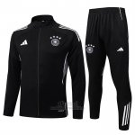 Chandal de Chaqueta del Alemania Nino 2025-2026 Negro  Chandal de Chaqueta del Alemania Nino 2025-2026 Negro