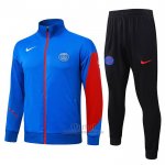 Chandal de Chaqueta del Barcelona Nino 2025-2026 Azul Rojo