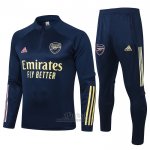Chandal de Sudadera del Arsenal Nino 2020-2021 Azul