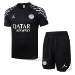 Chandal del Paris Saint-Germain Manga Corta 2025-2026 Negro - Pantalon Corto