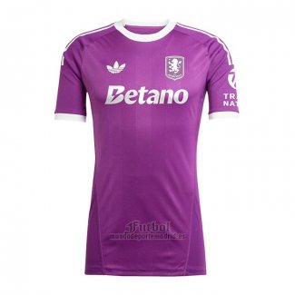 Camiseta Aston Villa Portero 2025-2026 Purpura Tailandia