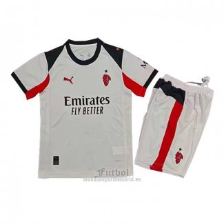 Camiseta AC Milan Segunda Nino 2025-2026