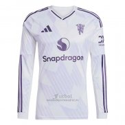 Camiseta Manchester United Segunda Manga Larga 2025-2026