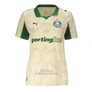 Camiseta Palmeiras Segunda Mujer 2025 Amarillo