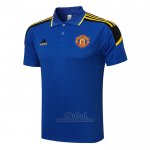 Camiseta Polo del Manchester United 2021-2021 Azul