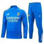 Chandal de Sudadera del Real Madrid Nino 2025-2026 Azul