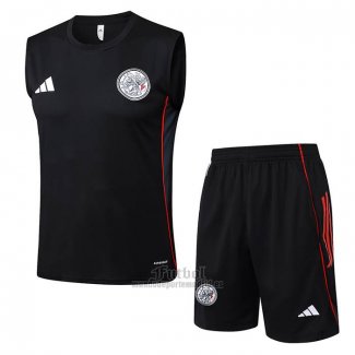 Chandal del Ajax Sin Mangas 2025-2026 Negro