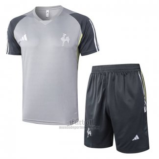 Chandal del Atletico Mineiro Manga Corta 2024-2025 Gris - Pantalon Corto