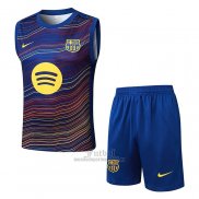 Chandal del Barcelona Sin Mangas 2025-2026 Azul Amarillo