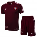 Chandal del Bayern Munich Manga Corta 2025-2026 Rojo - Pantalon Corto