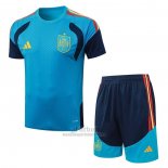 Chandal del Espana Manga Corta 202026-2027 Azul - Pantalon Corto