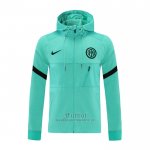 Chaqueta con Capucha del Inter Milan 2021-2022 Verde