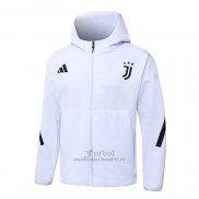 Chaqueta con Capucha del Juventus 2025-2026 Blanco
