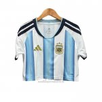 Camiseta Argentina Primera Mujer Corta 2026