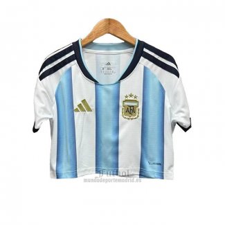 Camiseta Argentina Primera Mujer Corta 2026