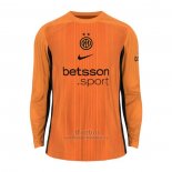 Camiseta Inter Milan Portero Manga Larga 2025-2026 Naranja