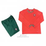 Camiseta Portugal Primera Manga Larga Nino 2025