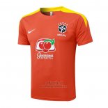 Camiseta de Entrenamiento Brasil 2025-2026 Naranja
