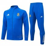 Chandal de Chaqueta del Real Madrid Nino 2025-2026 Azul Claro  Chandal de Chaqueta del Real Madrid Nino 2025-2026 Azul Claro