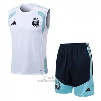 Chandal del Argentina Sin Mangas 2025-2026 Blanco
