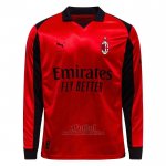 Camiseta AC Milan Cuarto Manga Larga 2025-2026