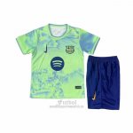 Camiseta Barcelona Special Nino 2025-2026 Verde  Camiseta Barcelona Special Nino 2025-2026 Verde