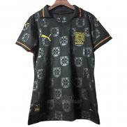 Camiseta Portugal Special Mujer 2025 Negro